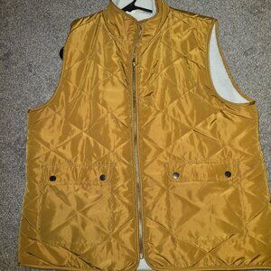 Bke Reversible zip up vest with fleece lining